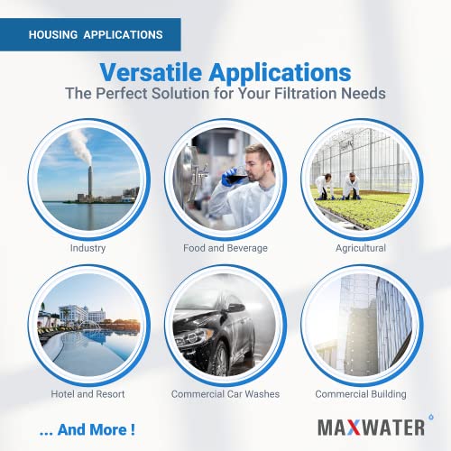 4040 Commercial Reverse Osmosis 304 Stainless Steel Pressure Vessel 4"x40" Membrane Housing