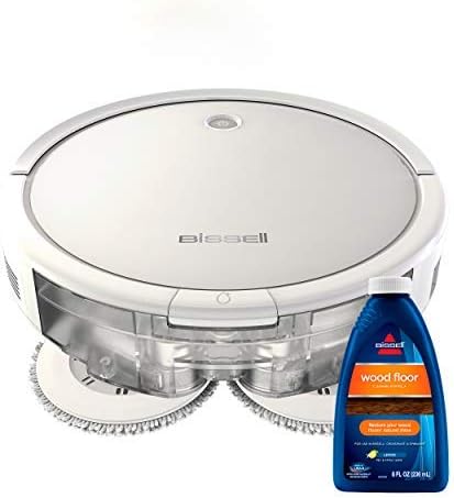 Bissell SpinWave Hard Floor Expert Pet Robot, 2-in-1 Wet Mop and Dry Robot Vacuum, WiFi Connected with Structured Navigation, 3115