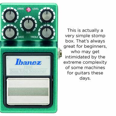 Ibanez TS9B Bass Tube Screamer OVERDRIVE Pedal
