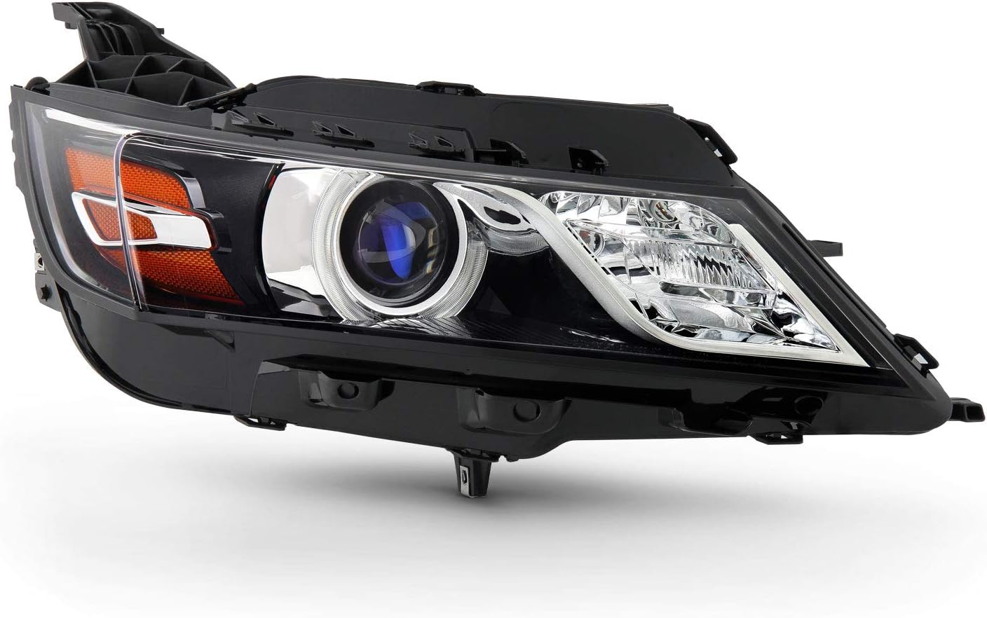 AKKON - Fits 2014 2015 2016 2017 2018 2019 2020 Chevy Impala Sedan [HID/Xenon Non-AFS Type] Projector Black Headlight Passenger Right
