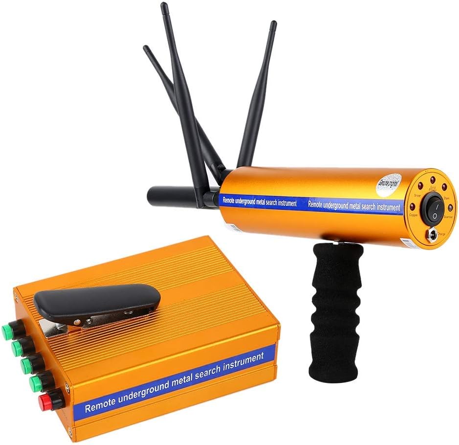 Metal Detector, 100-240V 1400Meters Treasure Scanner, Underground Metal Detector Locator for Gold/Silver/Copper/Precious Stones(US Plug)