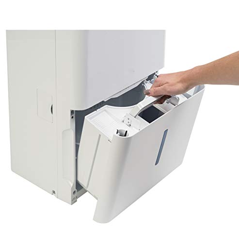 GE Energy Star Portable Dehumidifier, Perfect for Bedroom, Basement & Garage or Rooms, Ideal for High Humidity Areas