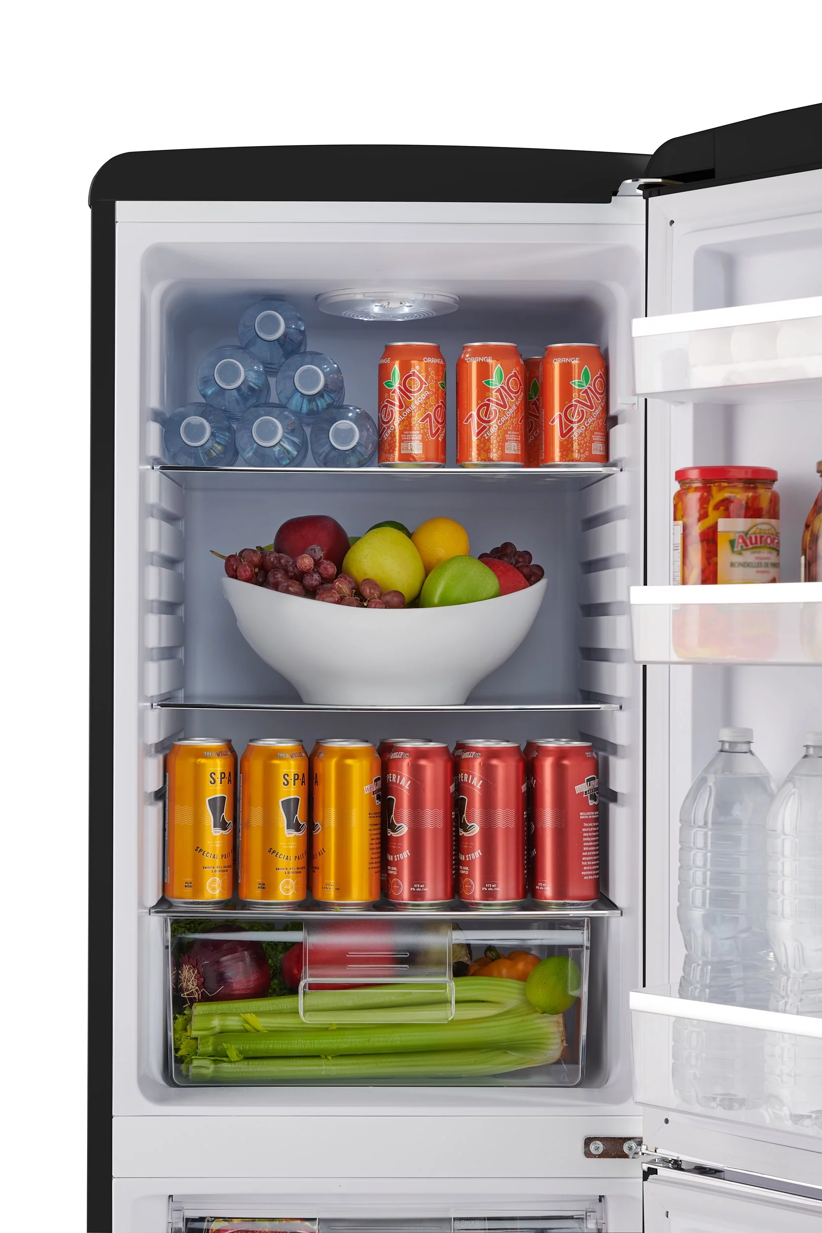 iio 7 cu. ft. Retro refrigerator with bottom freezer