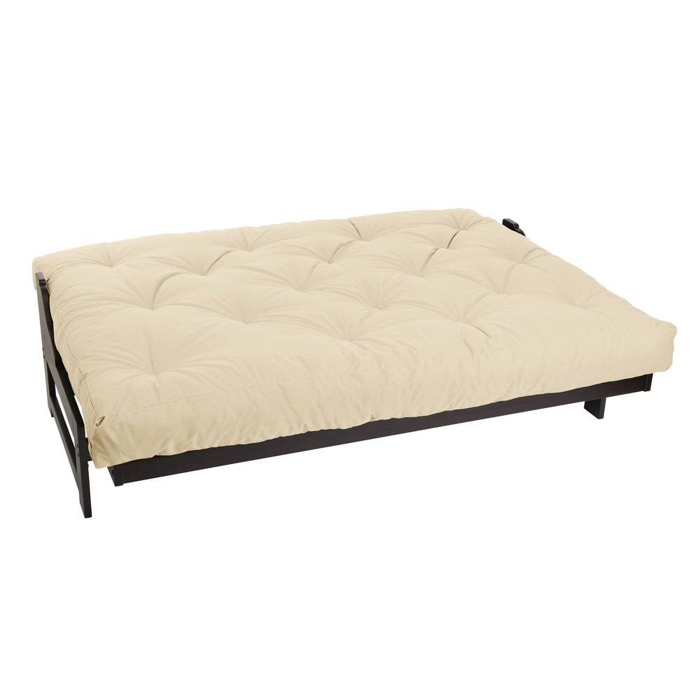 Porch u0026 den Hansen Full-Size 5-Inch Futon Mattress - Khaki