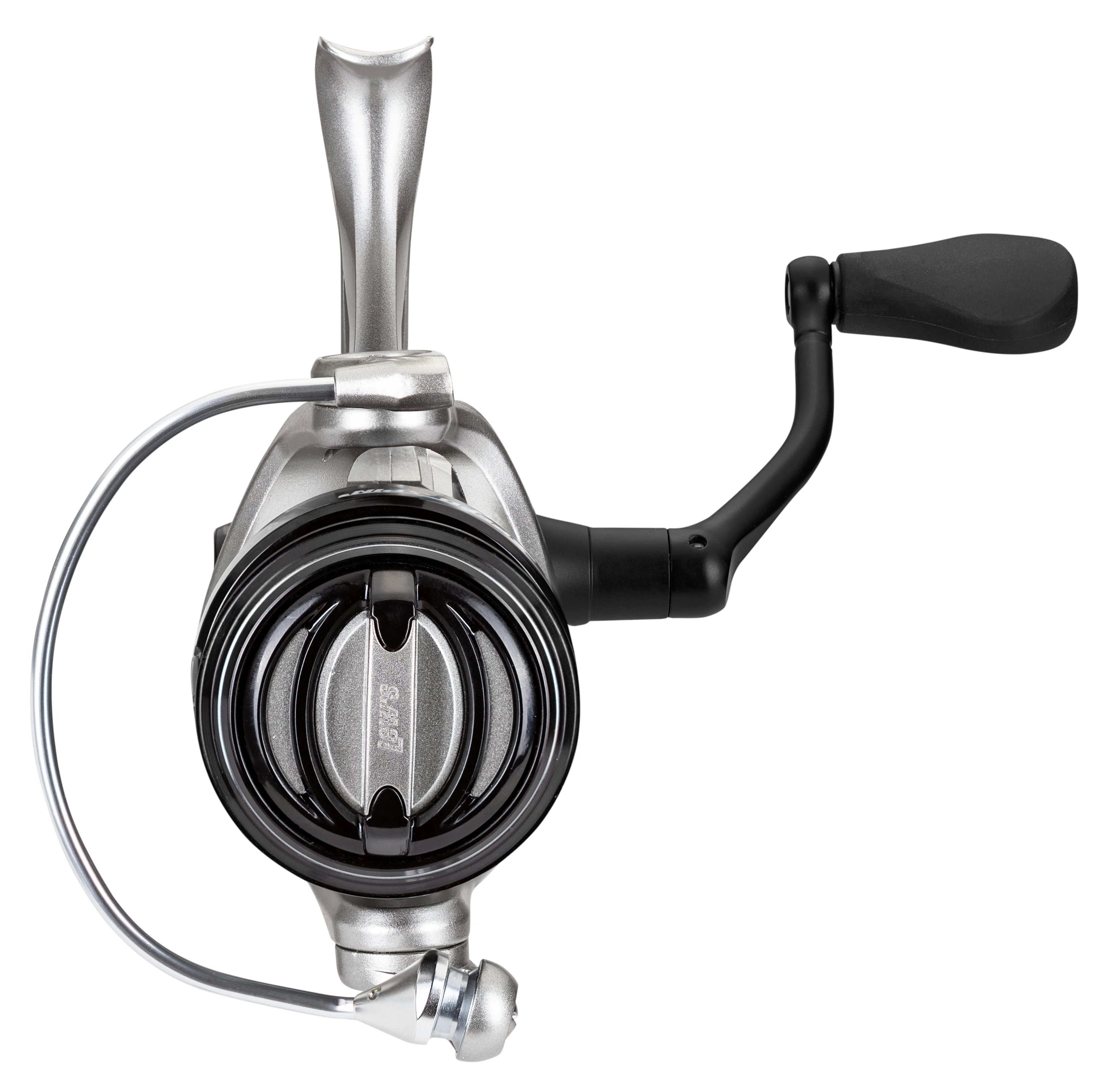 Lew's Laser SG Speed Spin Spinning Fishing Reel, Size 400 Reel, Silver (Clam Package)