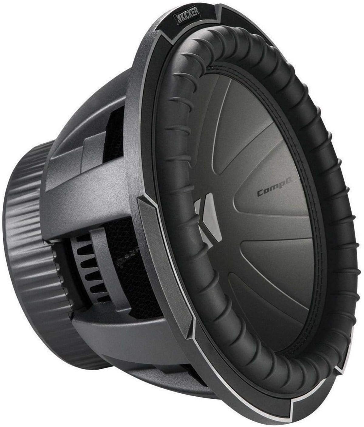 KICKER 42CWQ122 12" CompQ Subwoofer w/Dual 2-Ohm Voice Coils