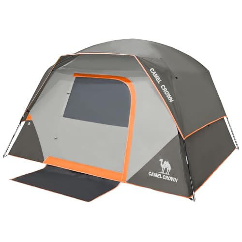 CAMEL CROWN Tents for Camping 4/6 Person Tent Waterproof Easy Setup Backpacking Tents