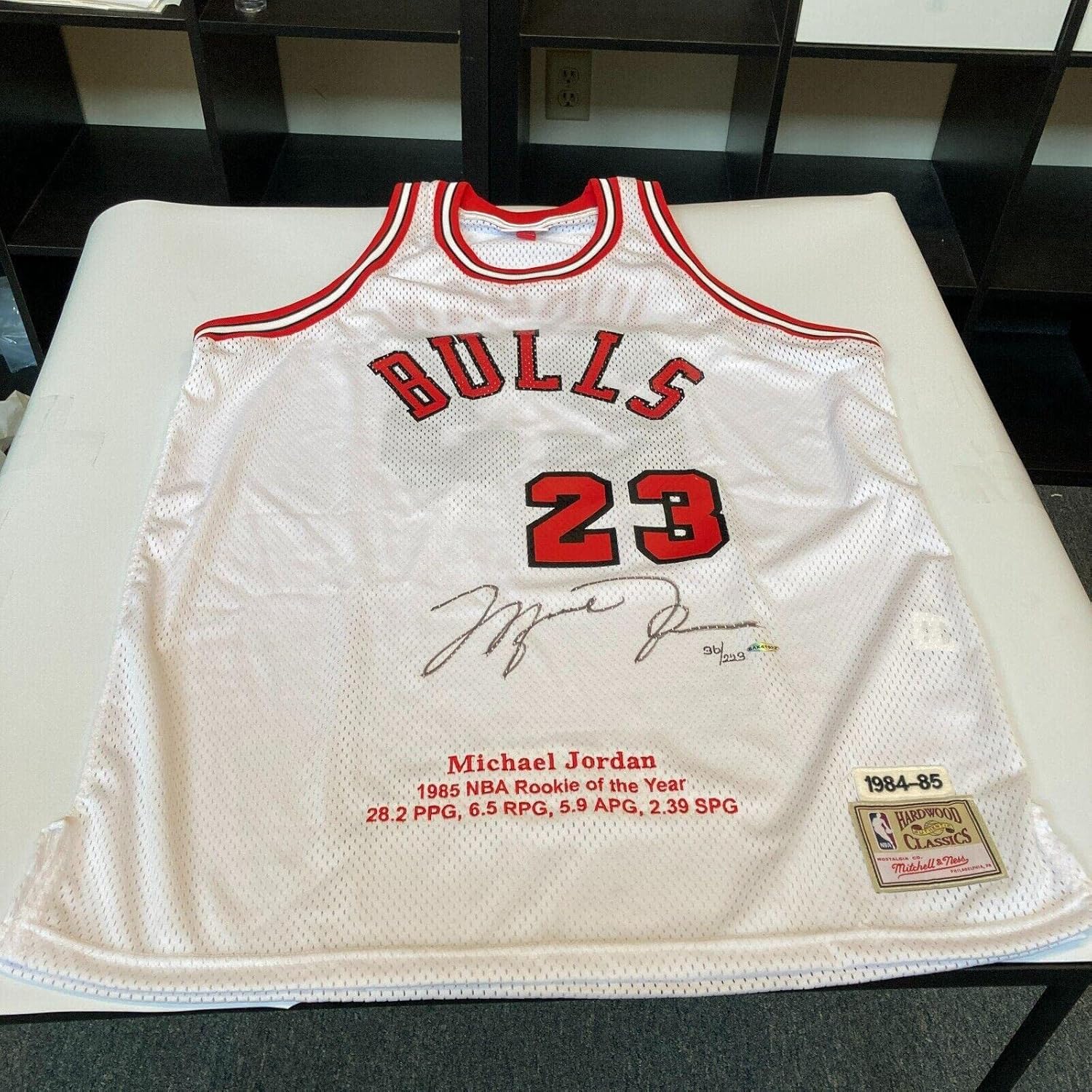 Sports Memorabilia Michael Jordan Signed 1984-85 Rookie Chicago Bulls Jersey UDA Upper Deck & JSA