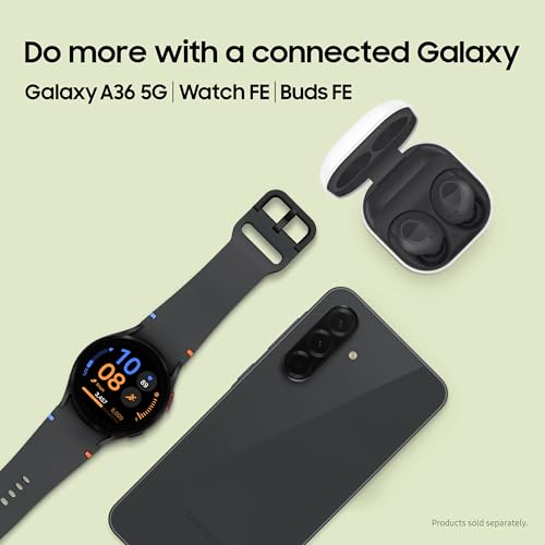 SAMSUNG Galaxy A36 5G A Series Cell Phone, 128GB Unlocked Android Smartphone, AMOLED Display, Rugged Design, US Version, 2025, US 1 Yr Manufacturer Warranty, Awesome Lavender
