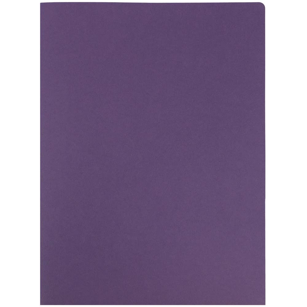 Jam Matte Two Pocket Folders, Dark Purple, 50/Pack, Size: 9 x 12