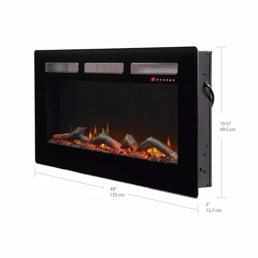 Dimplex Sierra 48 inch Wall/Built-In Electric Linear Fireplace