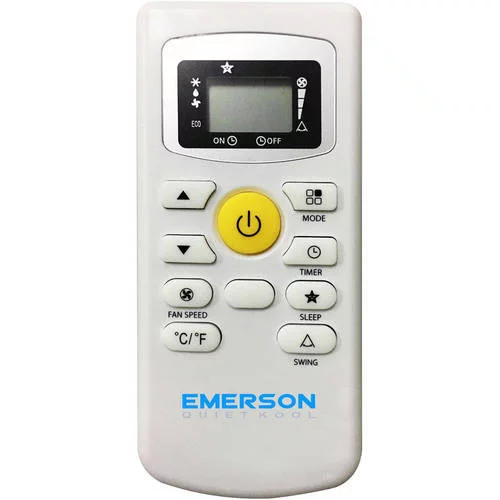 Emerson Quiet Kool 3 in 1 Portable Air Conditioner, Dehumidifier & Fan with Remote Control | for Rooms up to 350 Sq.Ft. | Digital Display | 24H-Timer | White | EAPC6RC1