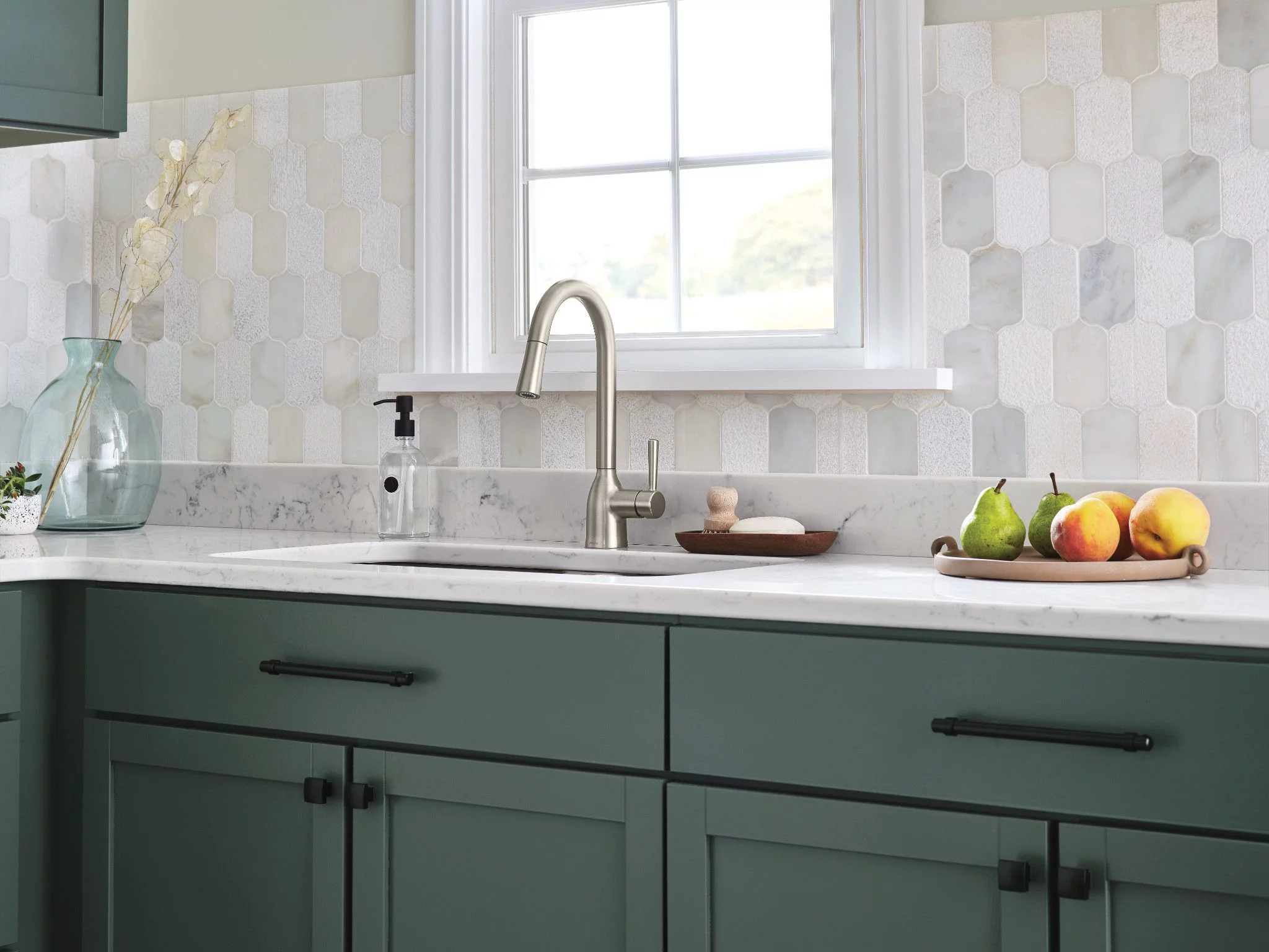 Moen 87233 Adler 1.5 GPM Single Hole Pull Down Kitchen Faucet - Spot Resist Stainless