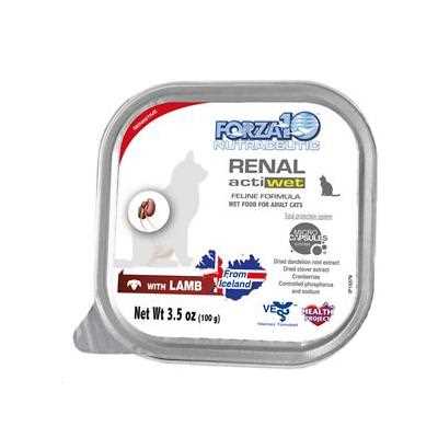 Forza10 Nutraceutic Actiwet Renal Support Wet Cat Food, 3.5-oz, case of 32 - Pet Supplies online store