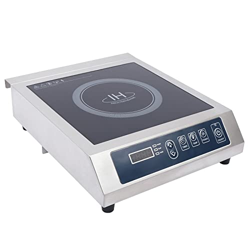 3500W Professional Induction Cooktop, Portable Countertop Burner, Electric Induction Burner with Sensor Touch and LCD Screen