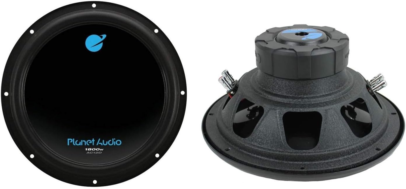 Planet Audio AC12D 12-Inch 3600W Subwoofers (Pair)