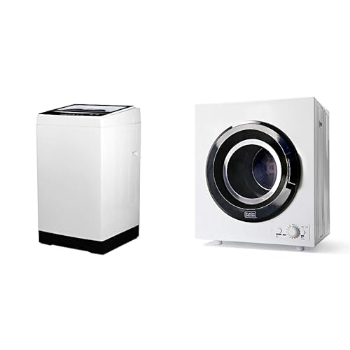 BLACK+DECKER Small Portable Washer and Compact Dryer Bundle for Household Use