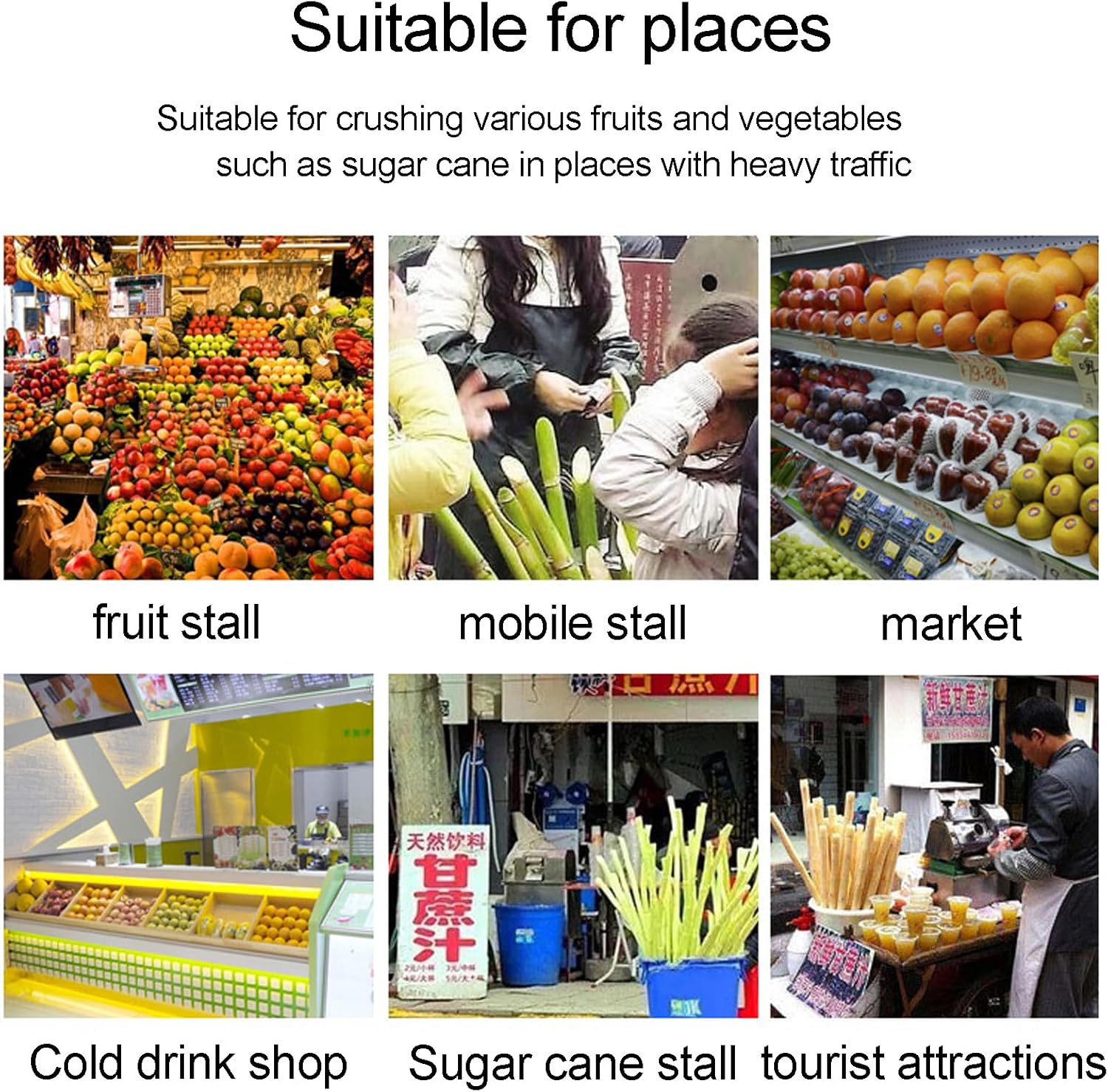 Manual Sugarcane Juice Machine, Hand Crank Sugarcane Juicer with Handwheel, Efficient Juicing 110 Lbs Output Per Hour, Suitable for Fruit Stores Cold Drink Stores Restaurants and Hotels