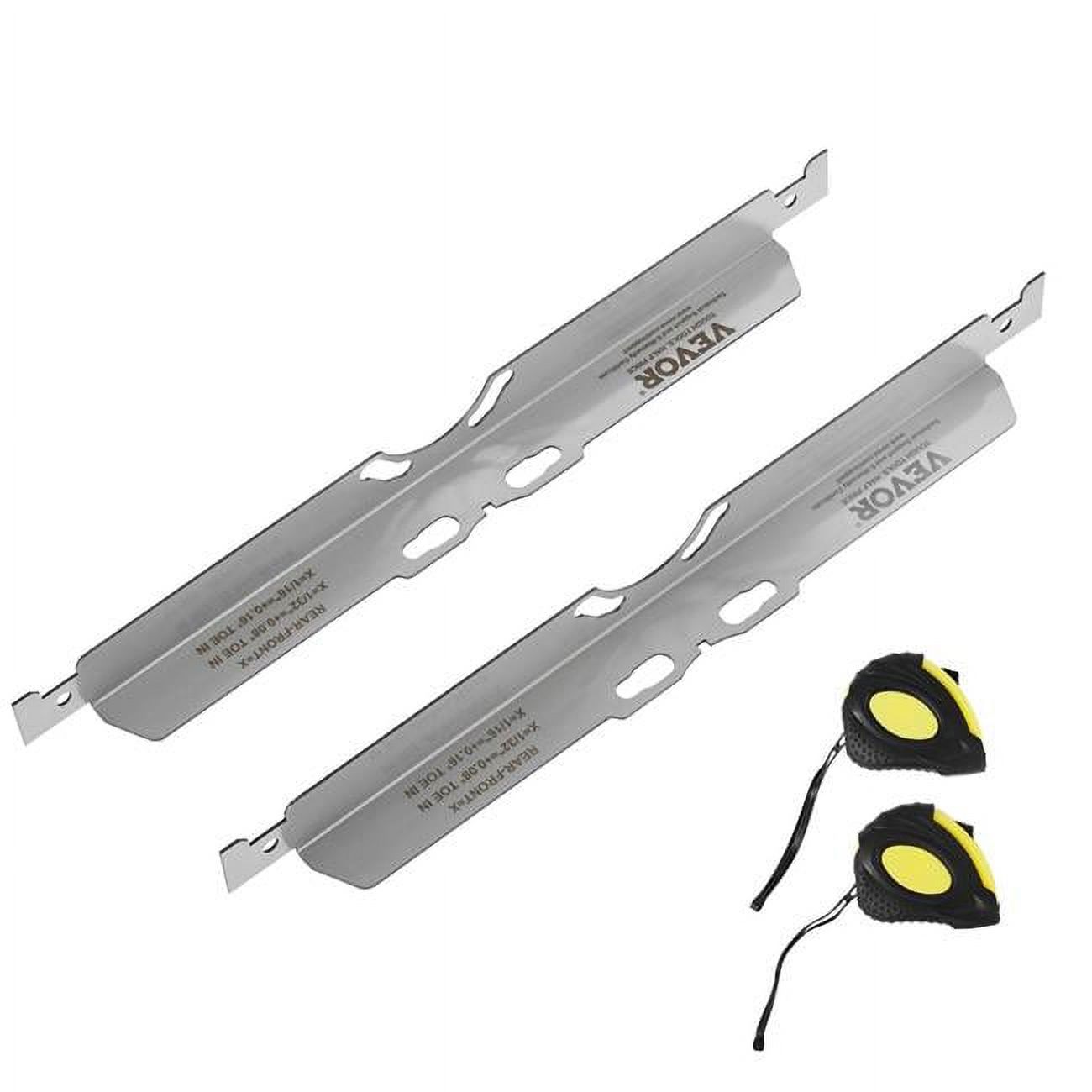 Vevor  Wheel Alignment Tool, Toe Alignment Toe Plates - Stainless Steel Wheel Alignment Tool Plate - Pack of 2