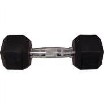 Weider, 25lb Rubber Hex Dumbbell, Single