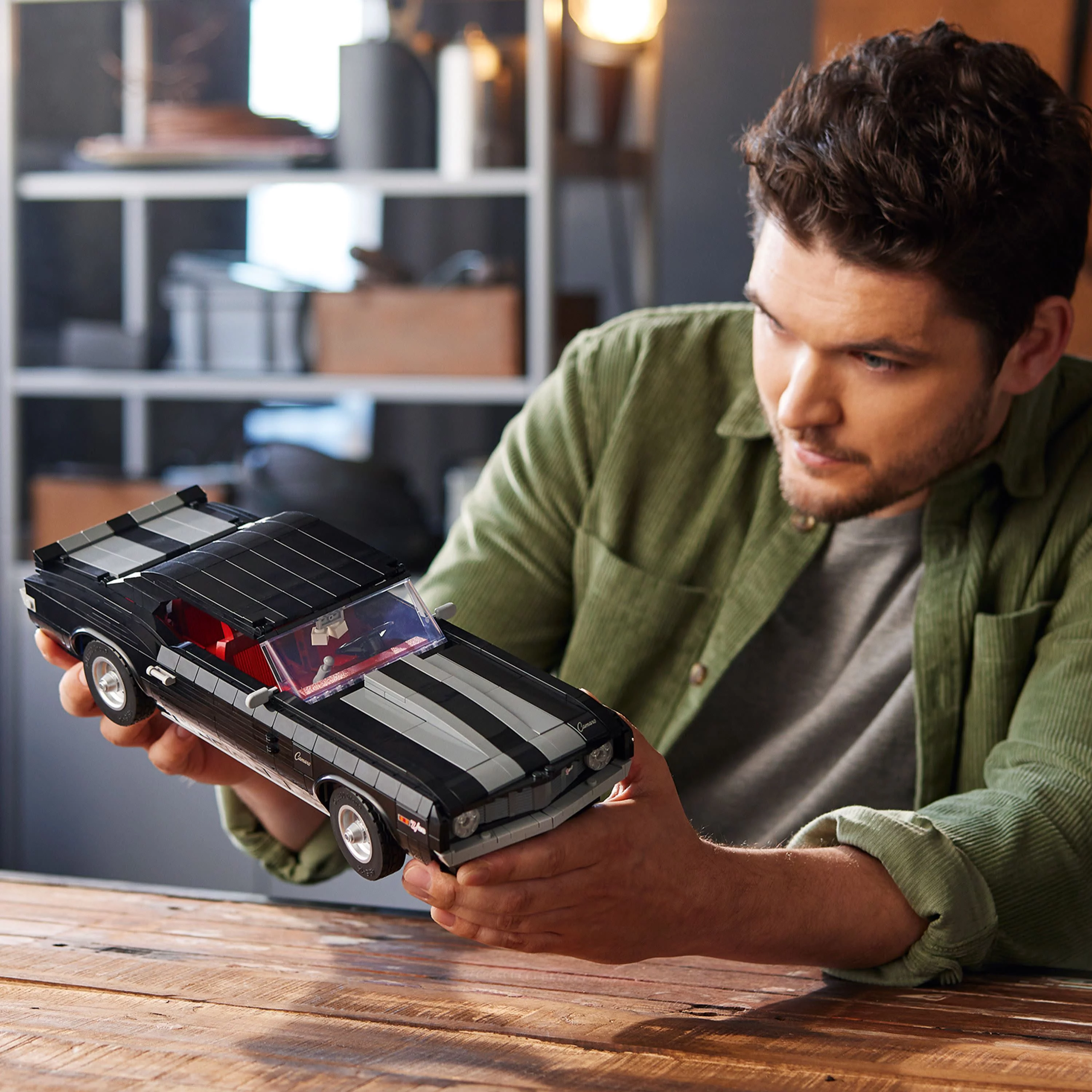 LEGO Icons Chevrolet Camaro Z28 10304, Customizable Classic Car Model Building Kit for Adults, Vintage American Muscle Car, Great Gift Idea