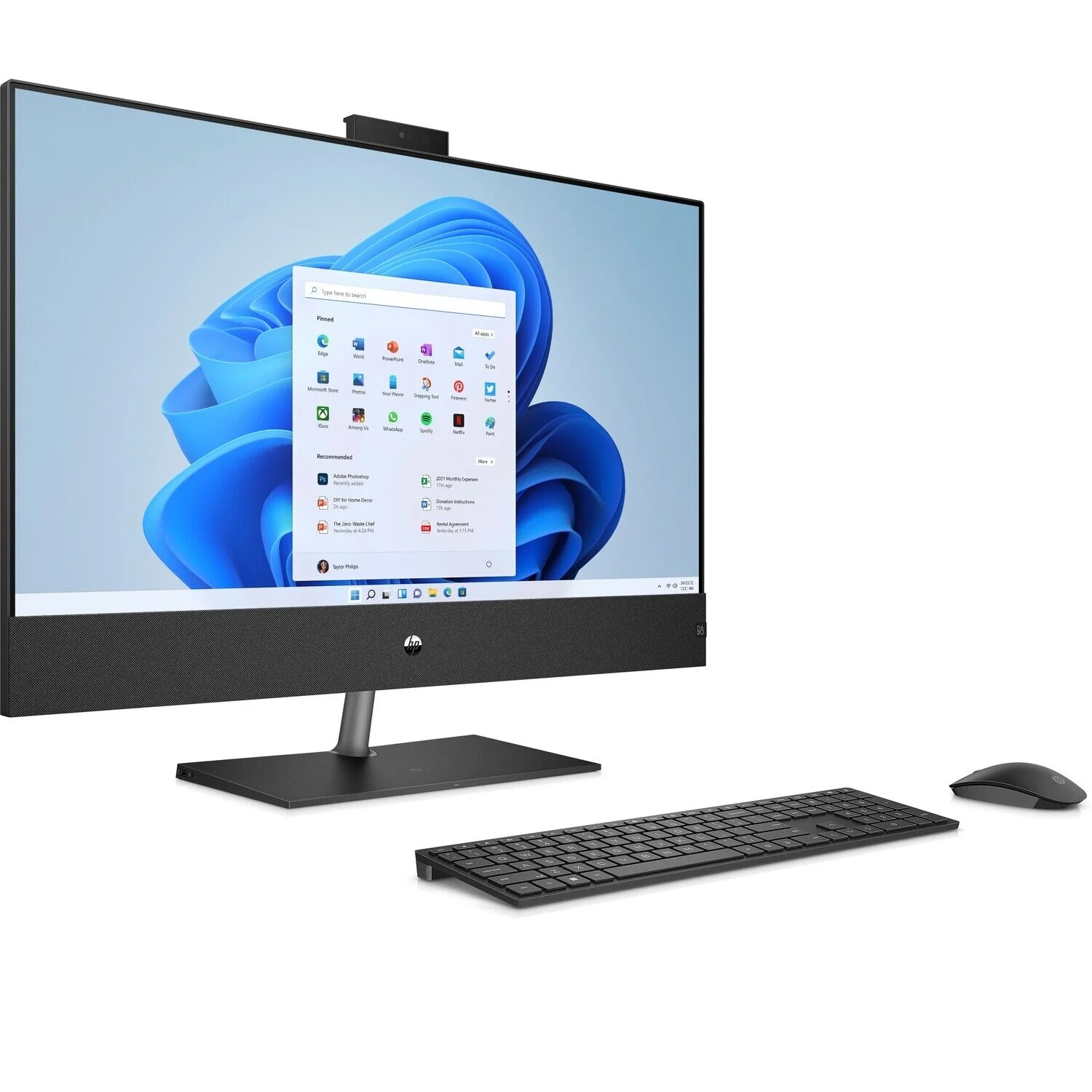 HP Pavilion 3N9R1AV 31.5" FHD IPS All-in-One Desktop Intel Core i7-12700 2.10 GHz up to 4.80 GHz GeForce GTX 1650 16GB DDR4 256GB SSD Windows 11 Home - Curated Treasures Market