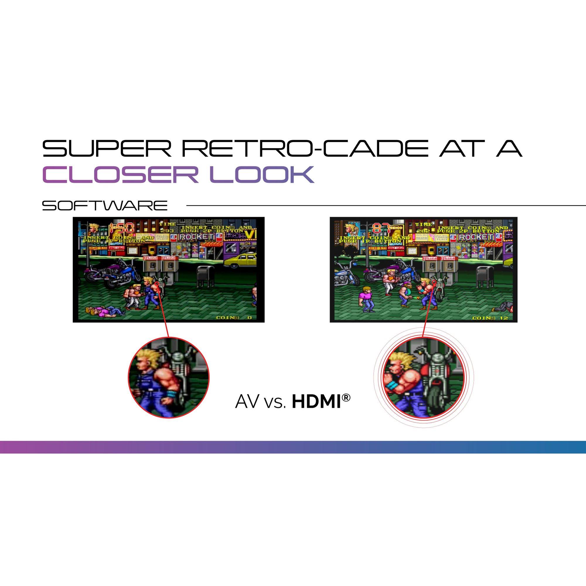 Retro-bit Super Retro-Cade Plug and Play Game Console