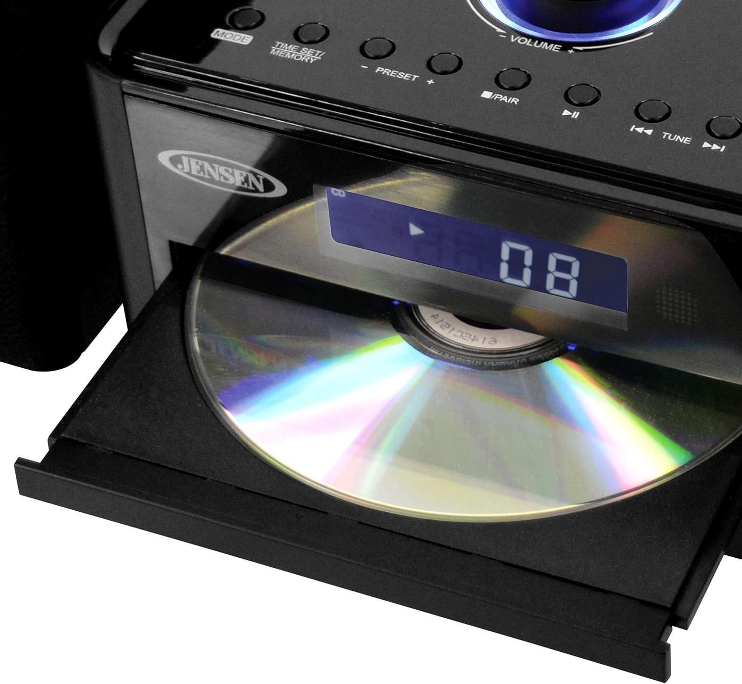 JENSEN JBS-210 Bluetooth CD Music System with Digital AM/FM Stereo Receiver and Remote Control Pack of 2