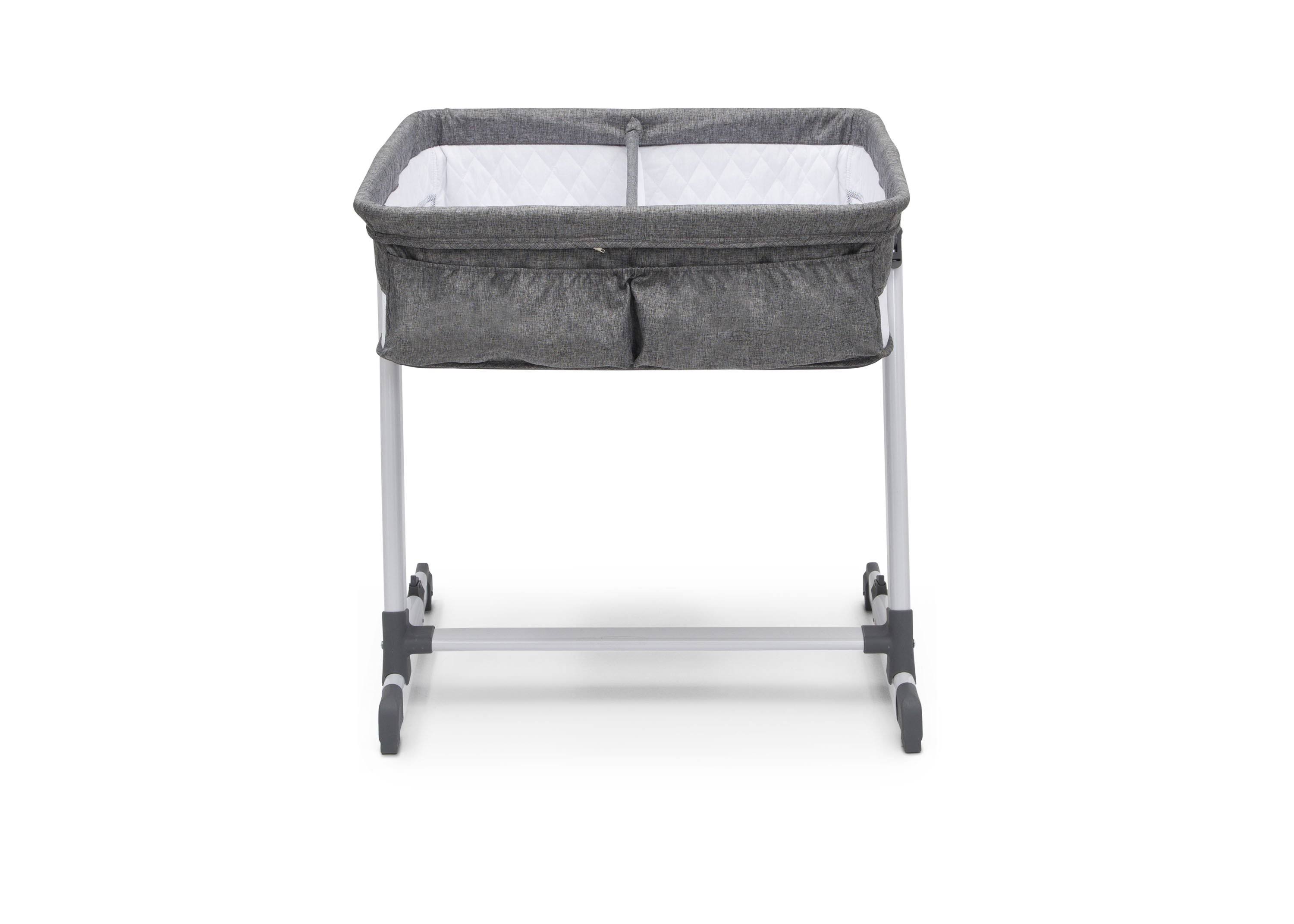 Simmons Kids by The Bed Twin City Sleeper Bassinet, Med Grey