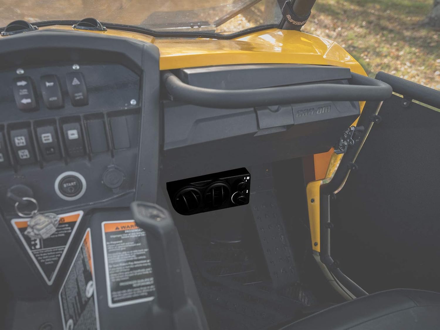 SuperATV UTV Cab Heater for 2011-2020 Can-Am Commander 1000 / 2012 1000 X / 2012-2020 1000 XT / 2011-2020 1000 DPS / 2012-2016 1000 LTD / 2014-2020 1000 XTP / MAX / DPS Max / XT | Windshield Defrost