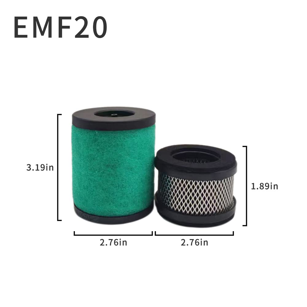 Avcray EMF20 Vacuum Oil Mist Filter Oil Mist Filter Element and Odor Element Group Used for Edwards A22304199 and A22304077