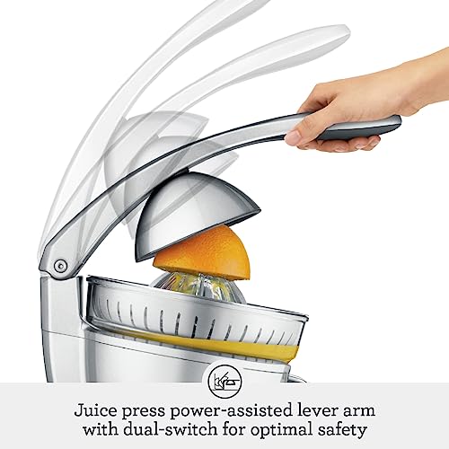 Breville Bcp600 Heavy Grade Polymer Body Citrus Press Motorized Juicer 110 Watts Stainless Steel Corded Electric juicer