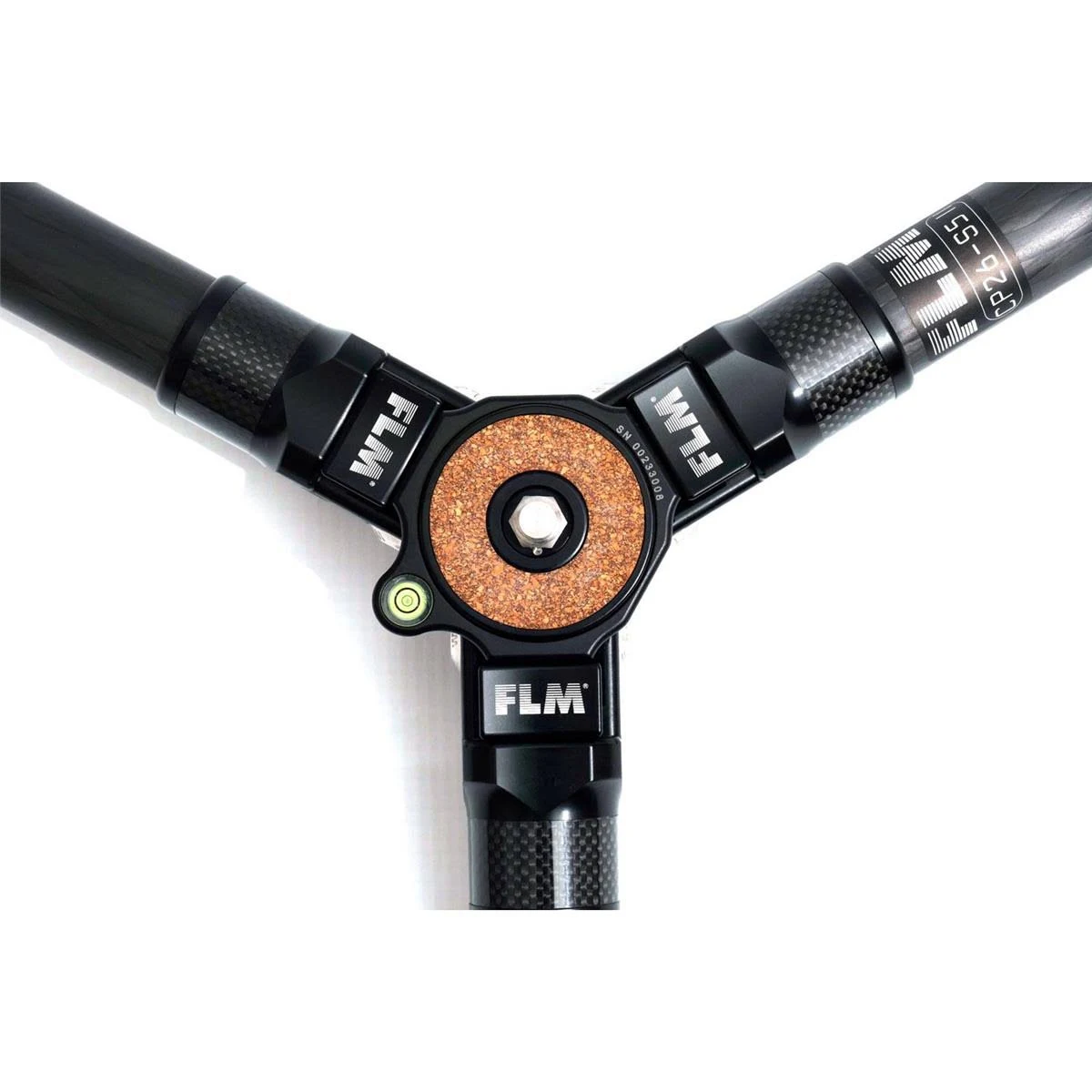 FLM CP26-Travel II 5-Section Carbon Fiber Tripod, 53.4x22 Maximum Height, 26 lbs Capacity
