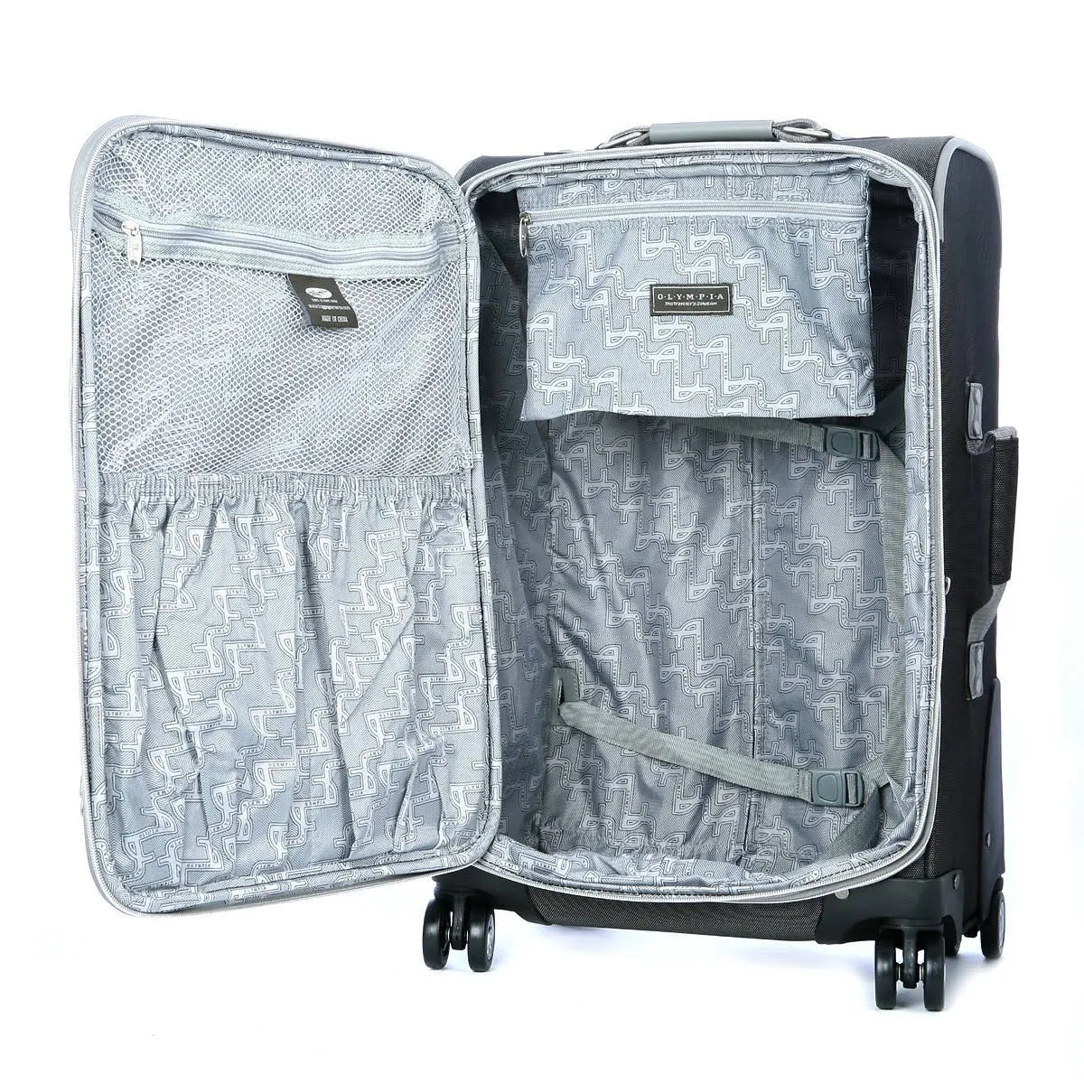 Olympia Tuscany 25 inch Expandable Vertical Rolling Case, Red