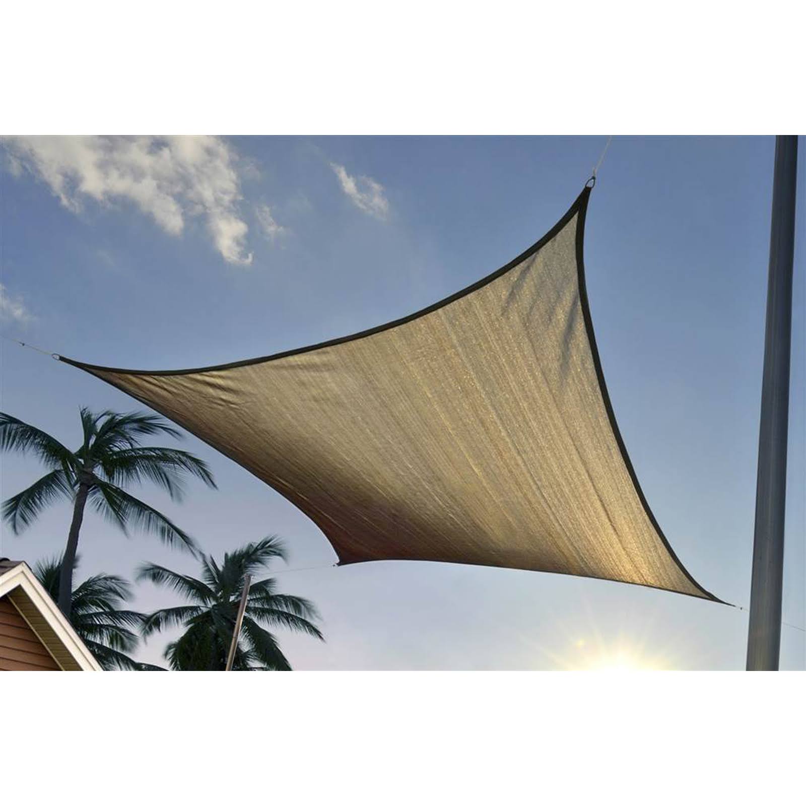 ShelterLogic 12 ft Square Sun Shade Sail Sea
