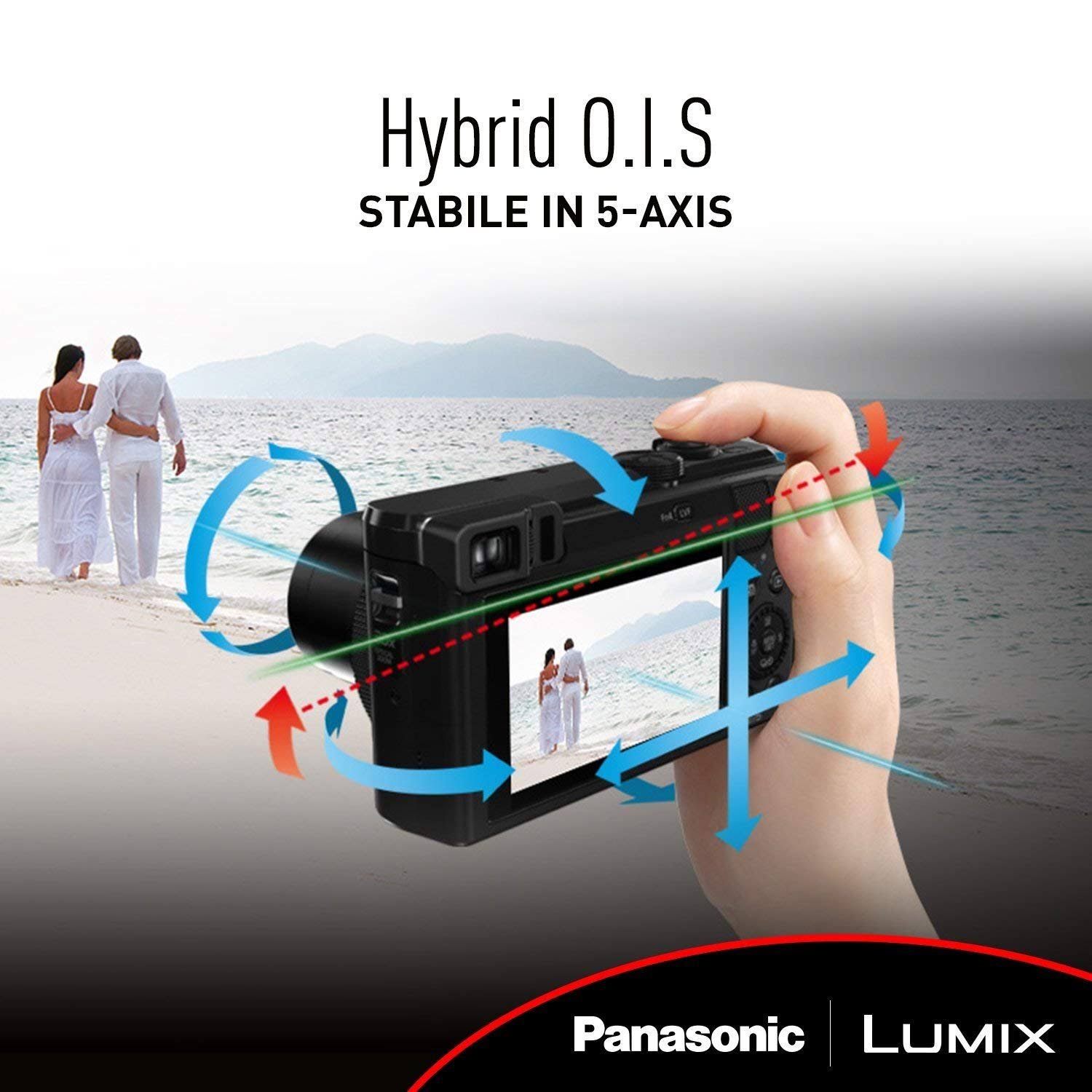Panasonic Lumix DMC-ZS60 18.1 MP Compact Ultra HD Digital Camera - 4K - Silver