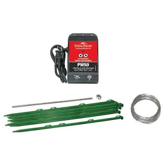 Power Wizard Small Animal Electric Fence Kit - Shop Hardware Tools Online Store