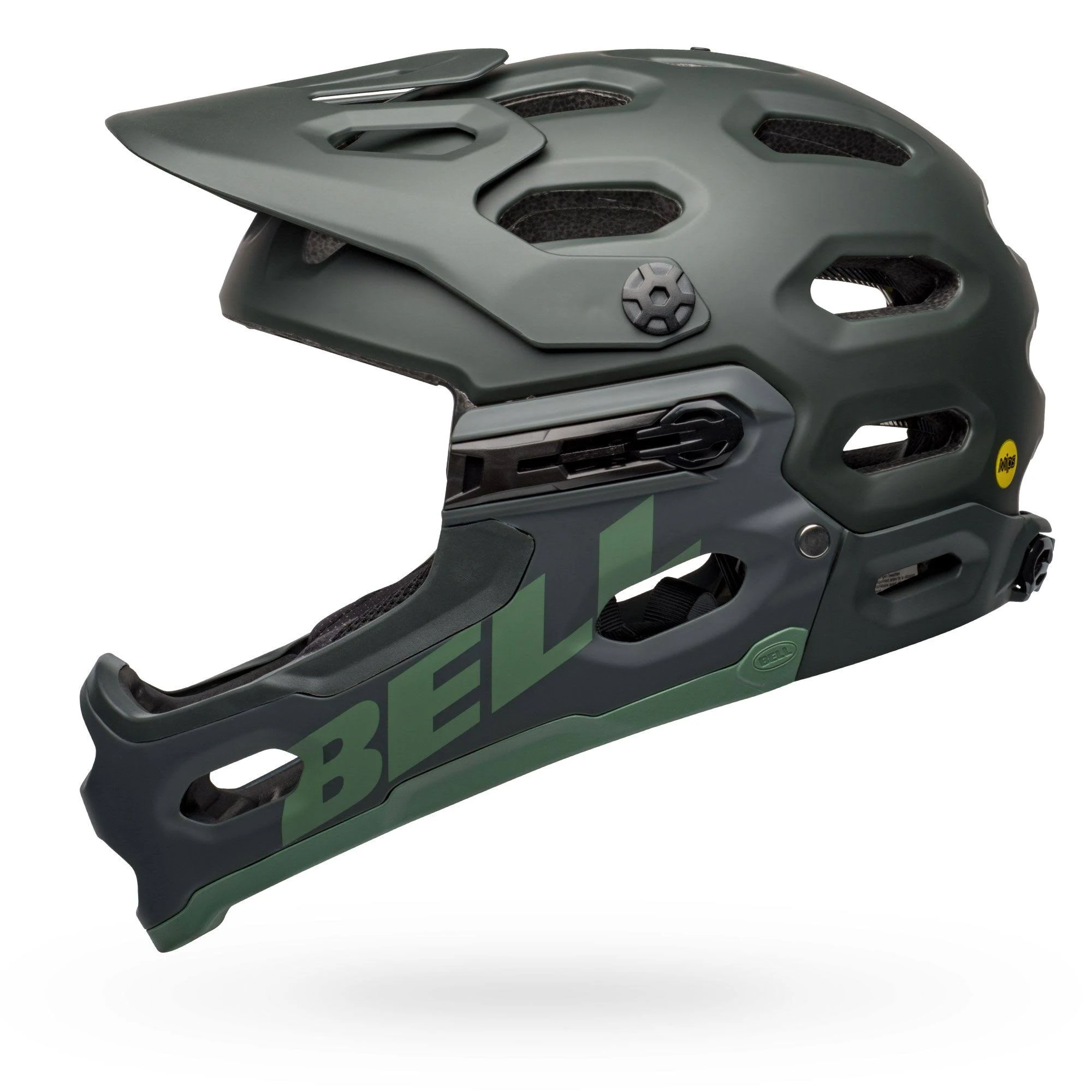 Bell Super 3R MIPS Helmet Small Matte Green