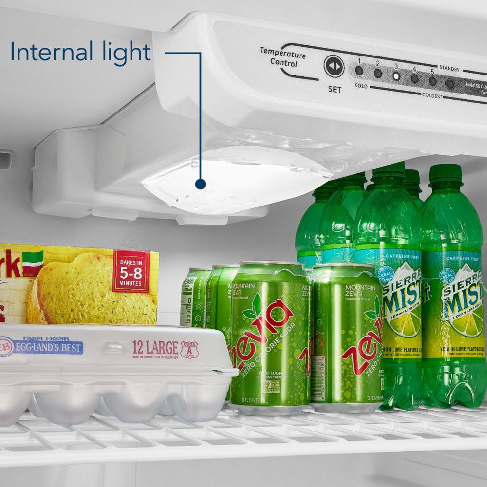 Insignia - 18 Cu. ft. Top-freezer Refrigerator - White