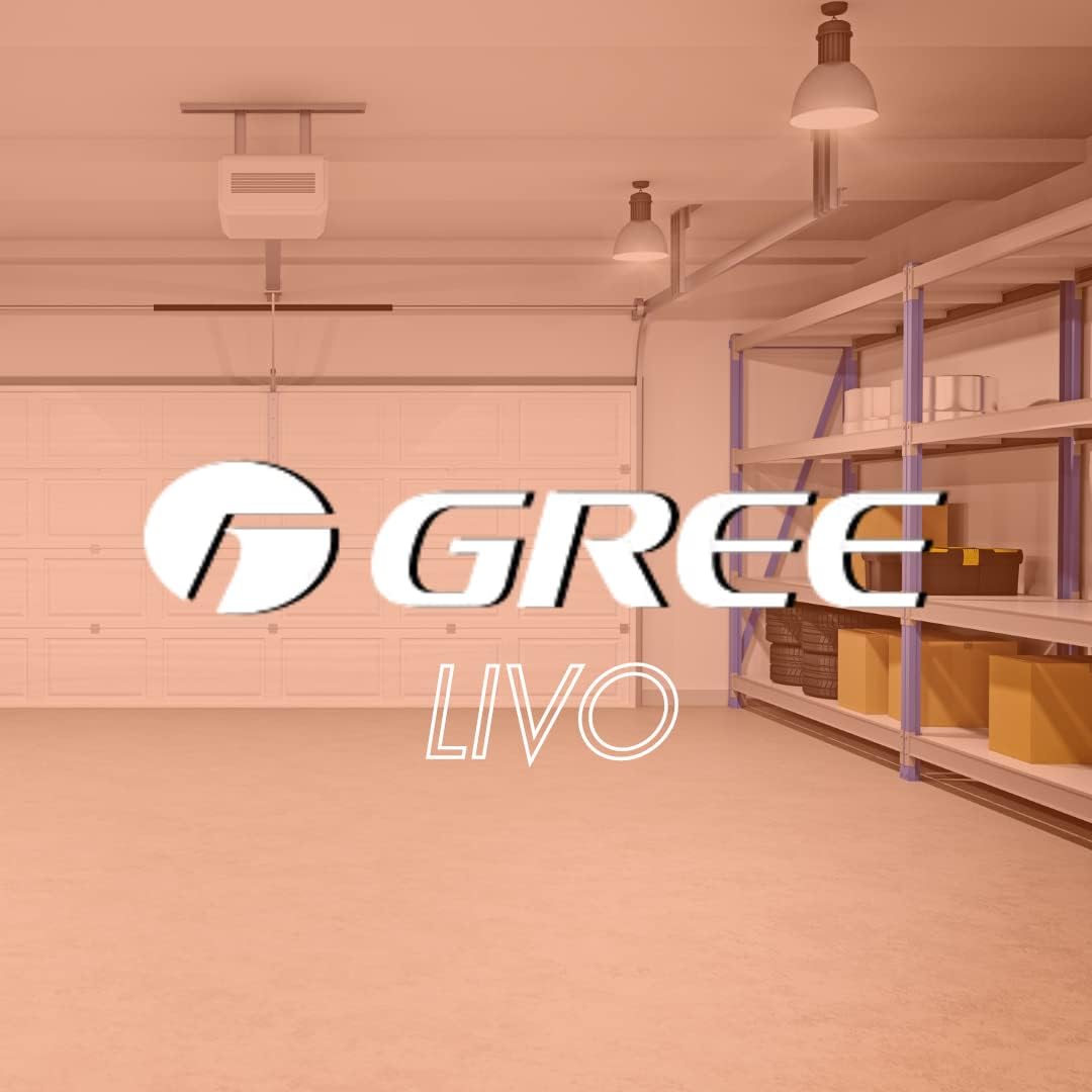 Gree 9,000 BTU 16 SEER LIVO+ Wall Mount Ductless Mini Split Air Conditioner Heat Pump 208/230V