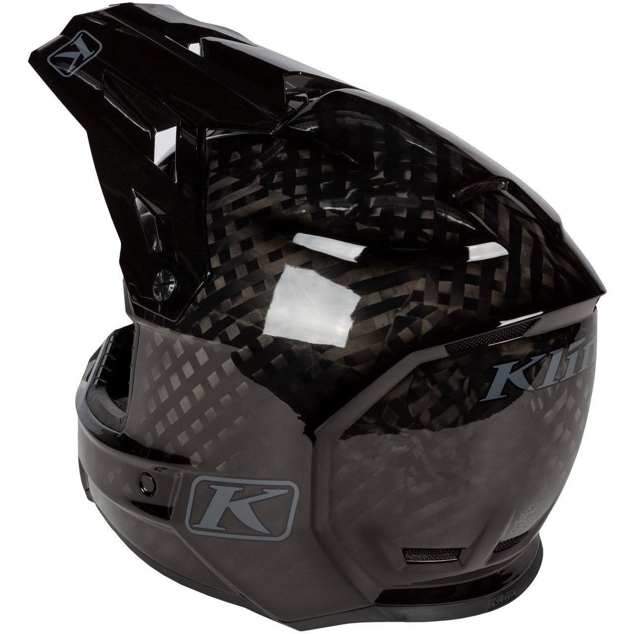 Klim F3 Carbon Helmet ECE SM Draft Electrik Gecko - Asphalt