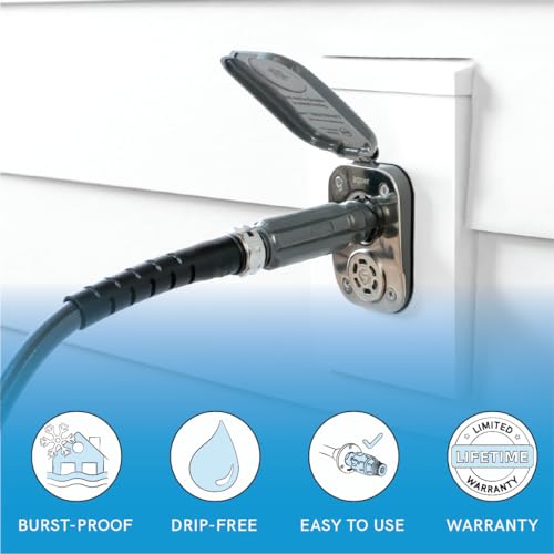 House Hydrant V2+ Frost-Free Outdoor Faucet with Quick-Connect and Anti-Siphon