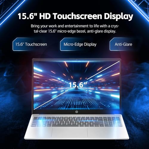 HP 2025 Pavilion 15.6" Touchscreen Laptop Computer, 10-Core Intel Core i5-1235U, 32GB RAM, 1TB SSD, Fast Wi-Fi 6, Long Battery Life, w/WOWPC Recovery USB, Windows 11 with Microsoft 365