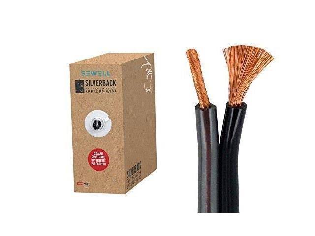 Silverback Speaker Wire by Sewell 12 AWG OFC 259 Strand Count 100ft Pull Box