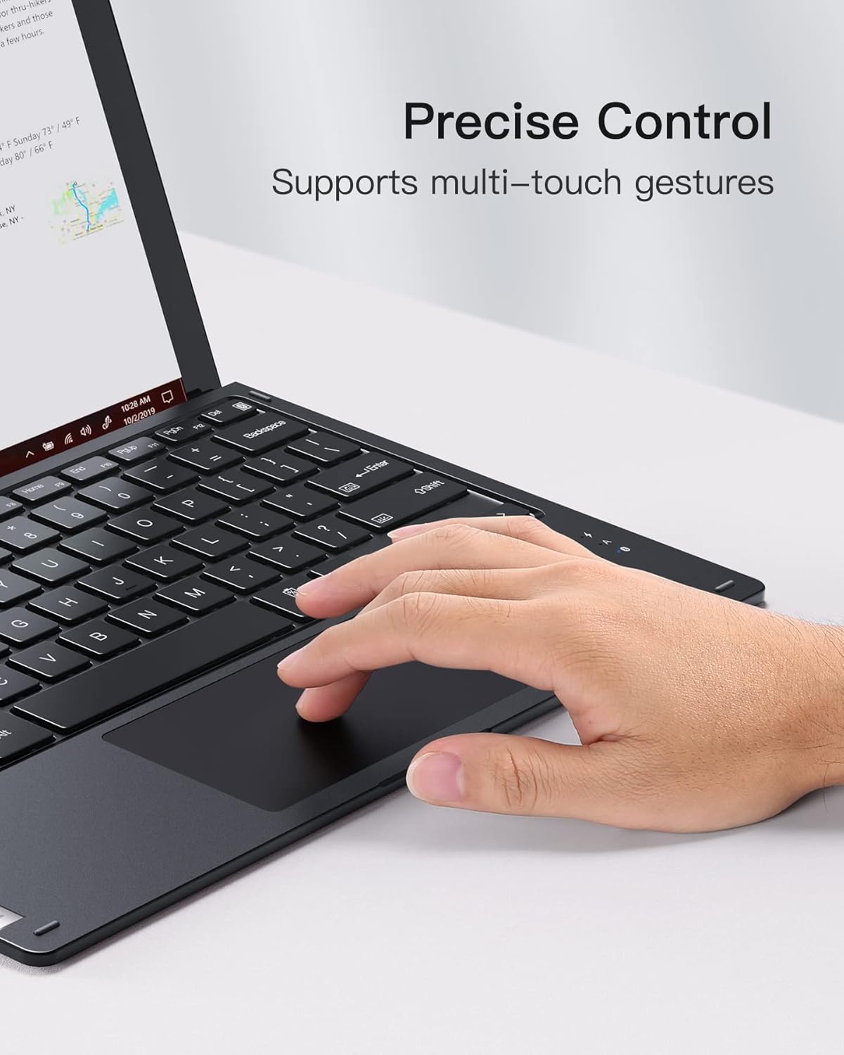 Inateck Surface Pro Keyboard, Bluetooth Surface Pro Keyboard, Compatible with Surface Pro 7/7+/6/5/4 Pack of 2