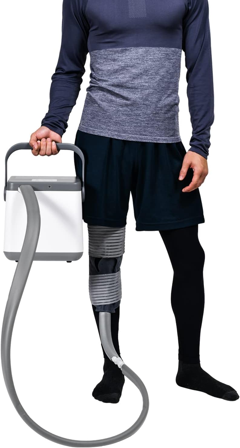 NEHOO Cold Therapy System, Low Noise Ice Therapy Machine, Continuous Cryotherapy Cold Pack, Universal Pad for Knee, Ankle, Cervical, Back, Leg and Hip