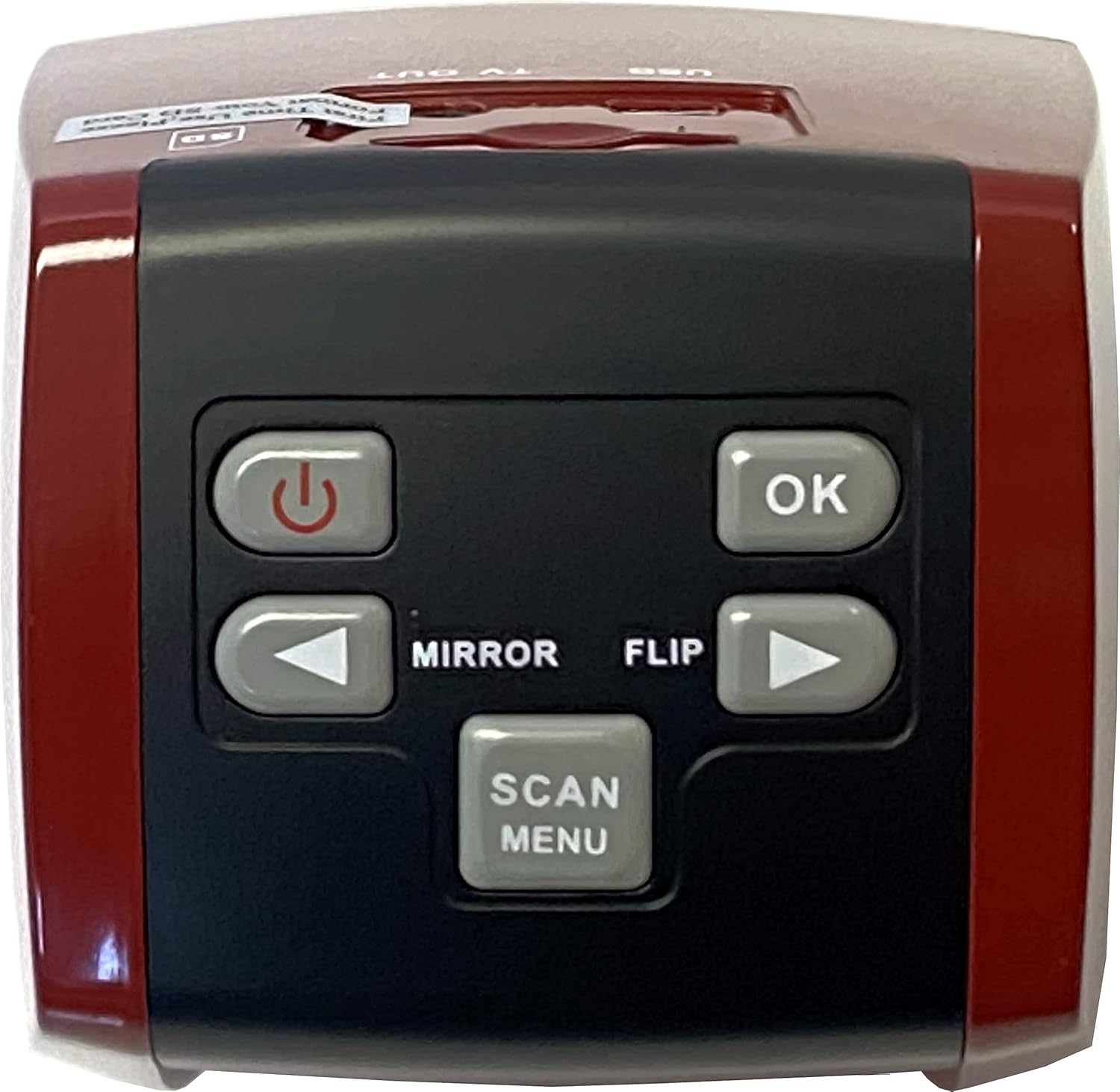 MINOLTA Film & Slide Scanner, Convert Color & B&W 35mm, 126, 110 Negative & Slides, Super 8 Films to 22MP JPEG Digital Photos, 16GB SD Card, Worldwide (Red)
