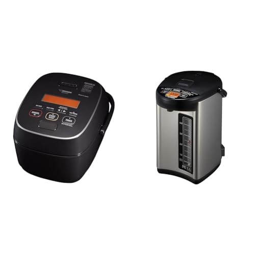 Zojirushi NW-JEC10BA Pressure Induction Heating (IH) Rice Cooker & Warmer, 5.5-Cup, Made in Japan