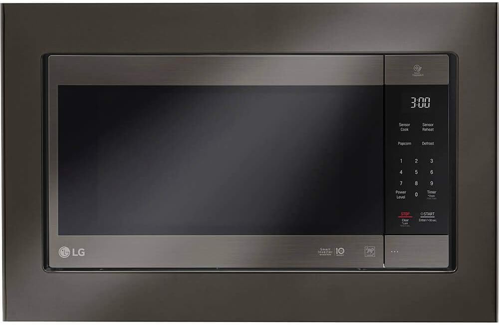 LG 30" Built-In Trim Kit in Stainless Steel Black Stainless Steel