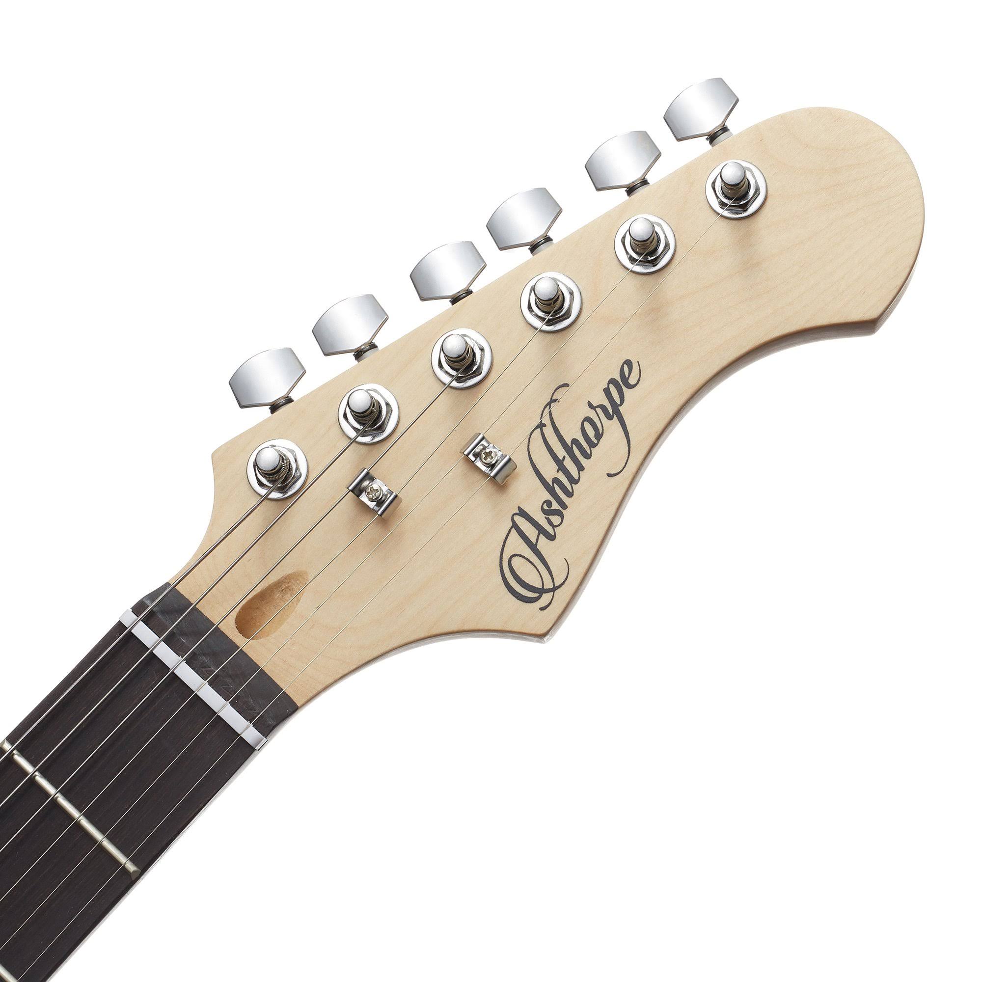 39-Inch Electric Guitar Bundle Sunburst-White